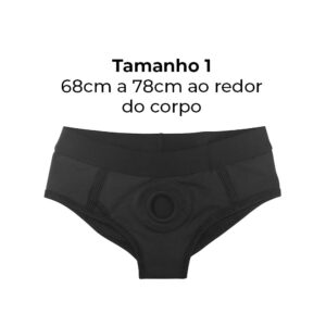 Cinta Peniana 68cm a 78cm ao redor do corpo - Feita em Tecido - Formato Calcinha / Cueca / Sunguete (Sem Prótese)